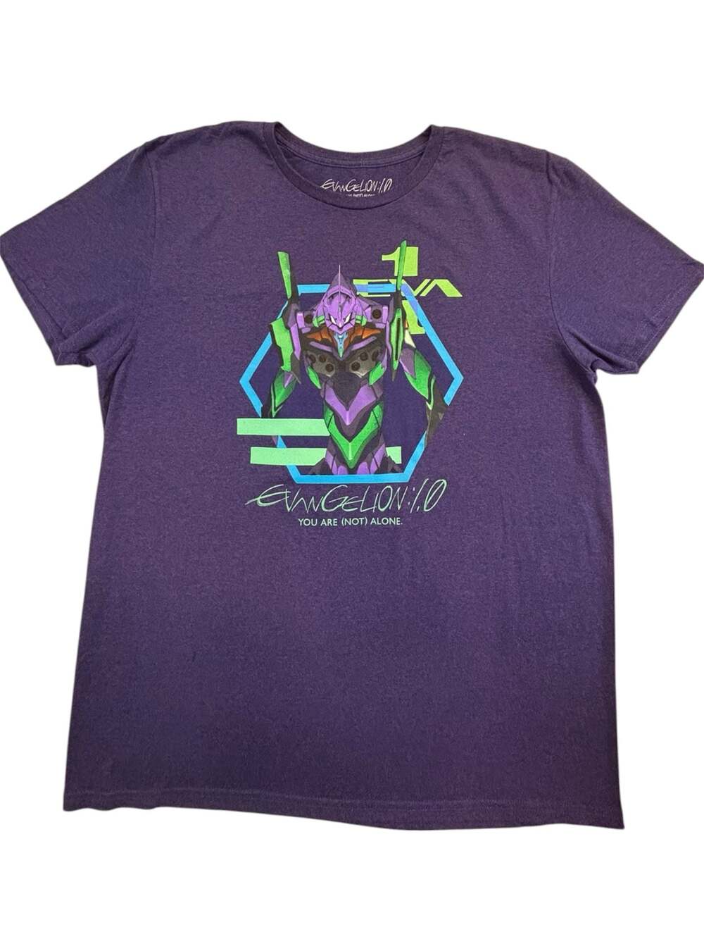 Loot Crate Exclusive Evangelion: 1.0 You Are (Not) Alone Unit-01 Purple T-Shirt